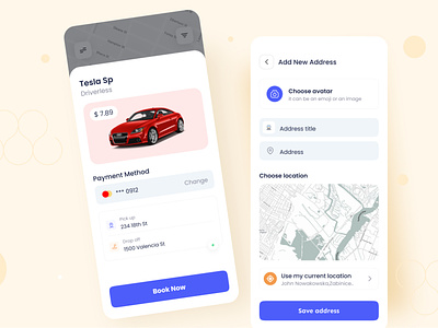 Rideshare mobile app ui 2022 2022 best design app best design car rent design ecommerce minimal mobile app rent ride rideshare ui ux