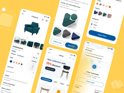 Furniture app  (A very Simple Experience for the user)