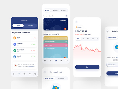 Paypal Mobile App app apple pay bank banking app concept design ecommerce finance financial master card minimal paypal paypal mobile app ui ux visa card wallets