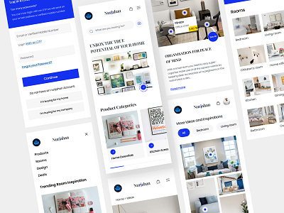 Nurjahan - Furniture Website Responsive Version 2022 chair delivery app design ecommerce furniture furniture app furniture web furniture web response home interior minimal mobile app service shop ui ux web web design