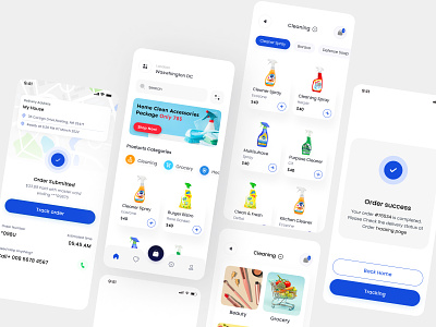 Grocery Mobile App Concept! 2022 best desing app delivery design ecommerce grocery grocery mobile app minimal mobile app service shop shopin app ui ux