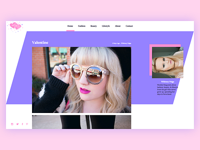 My First 😭 blog fashion geometric pink purple retro site website