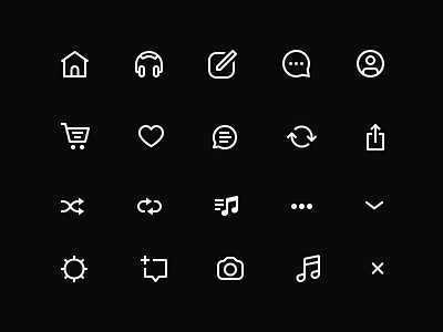 Buzznog Icons app icons tabbar ui