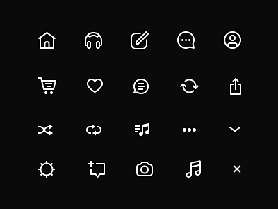 Buzznog Icons app icons tabbar ui