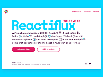 New Reactiflux website