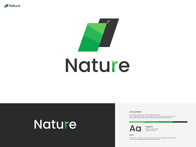 Nature logo icon illustration logo logo design