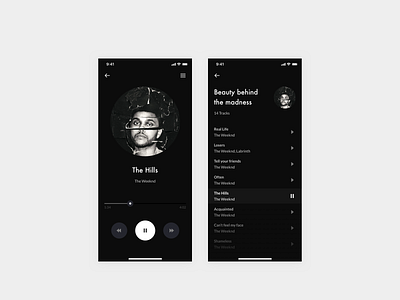 Daily UI 009 — Music player