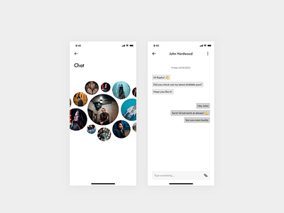 Daily UI 013 — Chat interface