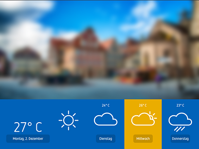 Interface weather app app design info interface weather
