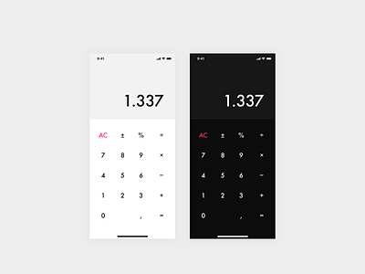 Daily UI 004 — Calculator