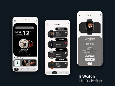 E watch App UI