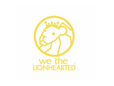 Lionhearted adobe branding design flat icon illustration logo logo design simple vector
