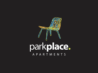 Park Place adobe apartment branding design flat icon illustration illustrator logo logo design logos logotype simple typography vector
