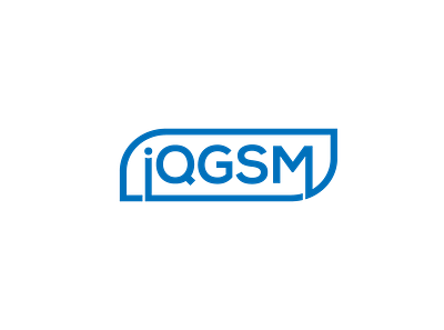 iQGSM Logo branding design logo minimal vector