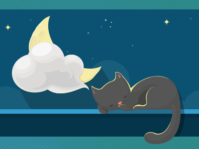 weather2 color kitty moon night weather