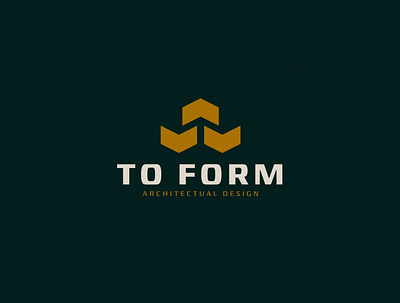 To Form Logo architecture branding design geometric graphic design logo type