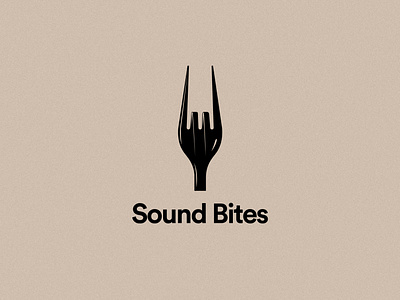 Sound Bites Logo band branding dining food graphic design live music logo music sound