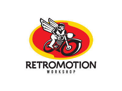 Retromotion automotive bike bikers fast motorcycle nostalgic race retro shop workshop