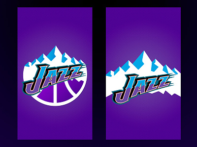 UT Jazz Classic Mountain Wallpaper