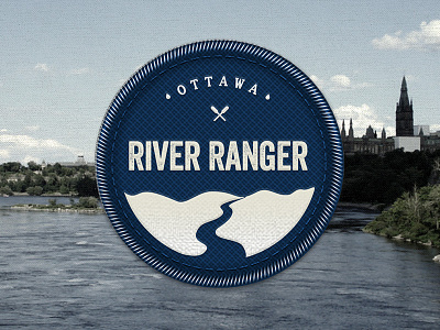 River Ranger logo badge logo