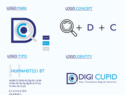 DIGI CUPID Logo Design adagency branding logo logodesign