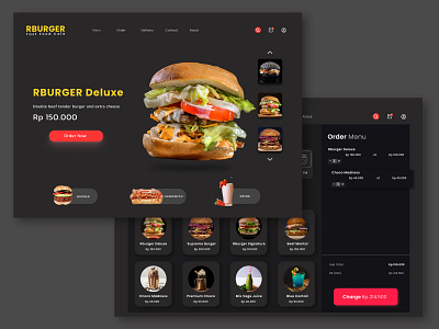 Fast Food Cafe Website branding agency branding design cafe cafe branding cafe menu design design exploration explore fast food menu fastfood ui ui kit ui ux web uiux uiux design ux website website concept website design website idea