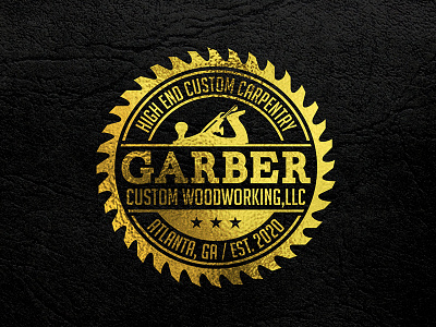 High End Woodworking Logo branding design graphic design icon illustration logo vector