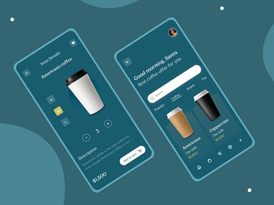 Coffee Delivery App Ui application coffee coffee add coffee add to cart coffee application coffee cup coffee to cart coffee ui design illustration inspiration interaction iteam add iteam cart iteam details moisture online coffee shop online order coffee typography ui