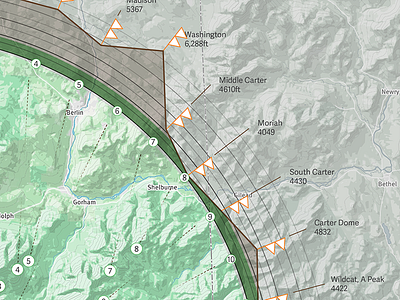 4000footers elevation flags map