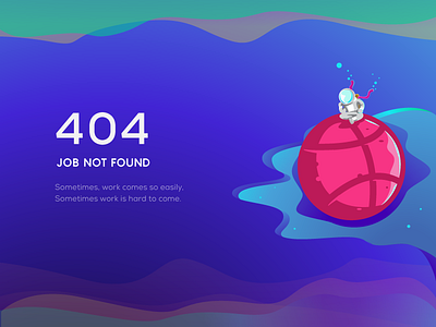 No Job character dribbble fun illustration scene spectrum