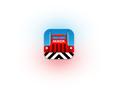 Mack Truck icon app design icon illustrator mack truck ui vector