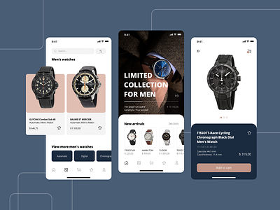 Watches mobile mobile app uiux uiuxdesign watches