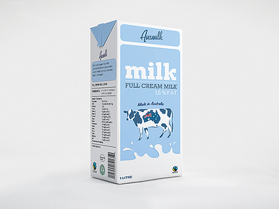 Ausmilk Design - Winner! australia cow design graphic milk package