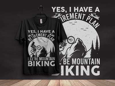 mountain bike t shirt design