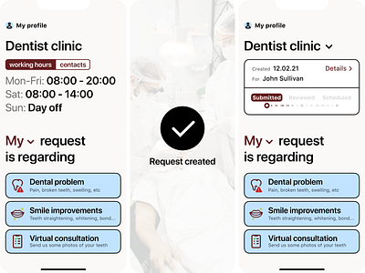 Dentist appointment and consultation app