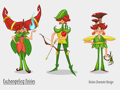 Exchangeling Fairies - Charater Design