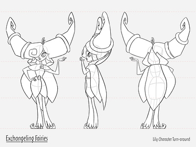 Exchangeling Fairies - Lily animation characterdesign design fairy illustration visdev visualdevelopment