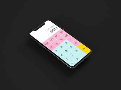 Daily UI #004 - Calculator adobexd app calculator challenge dailyui dailyui004 design ui web