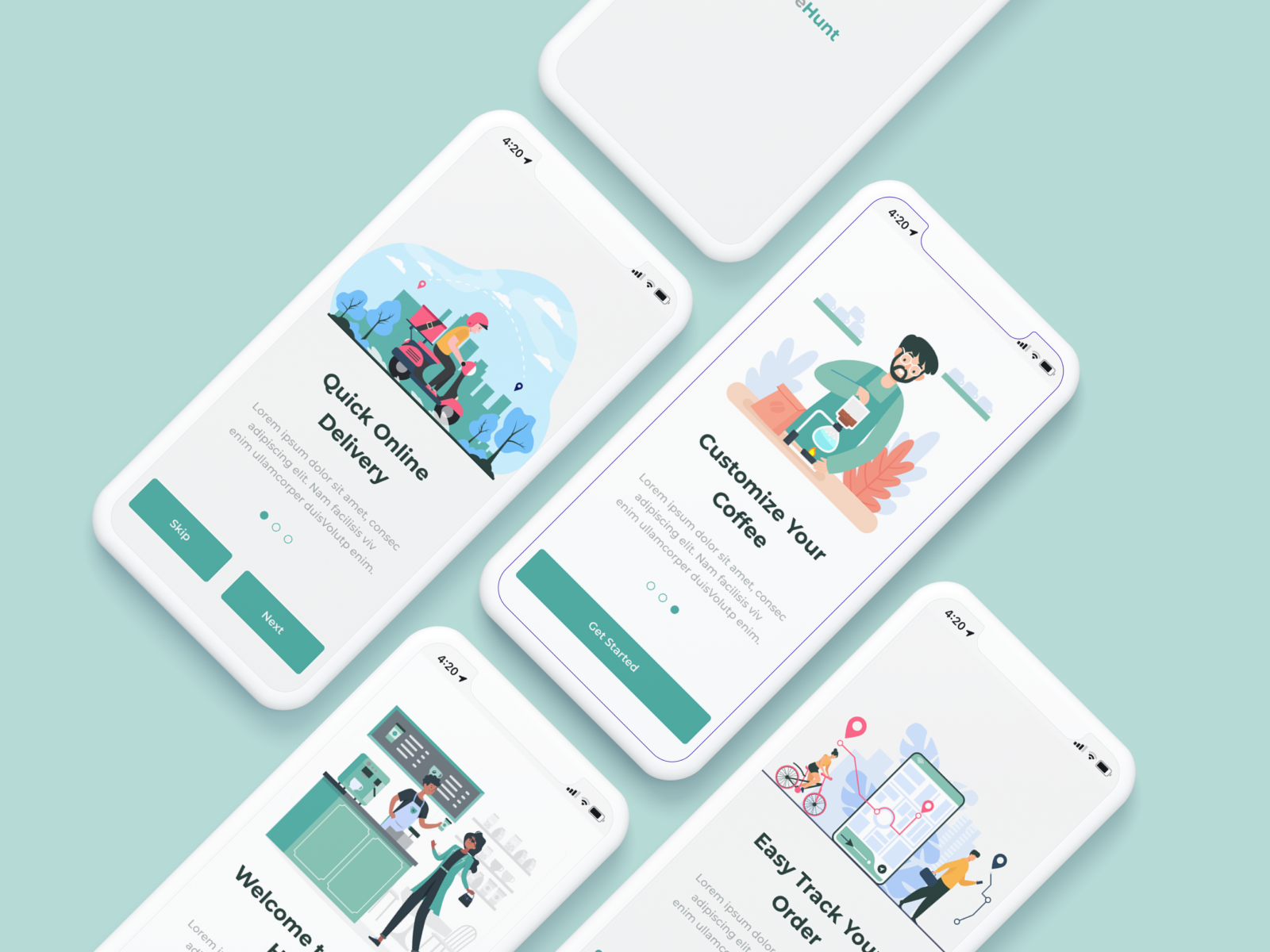 Mobile App Onboarding by muminul.design on Dribbble