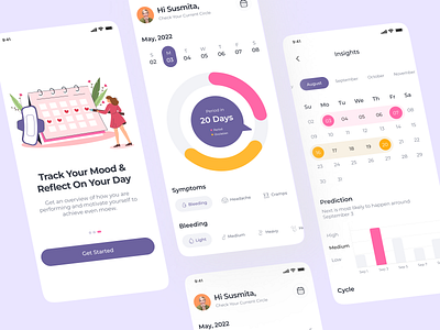 Period Tracker App 2022 design 2022 trend app design app design icon ui web ios guide app designers dribbble 2022 health health industry period period app period ios app period ping period tracker periodic periodic table periods track you period data