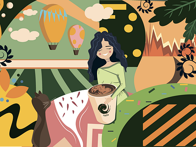 illustration for coffee