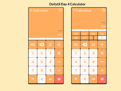 DailyUI day 4 Calculator