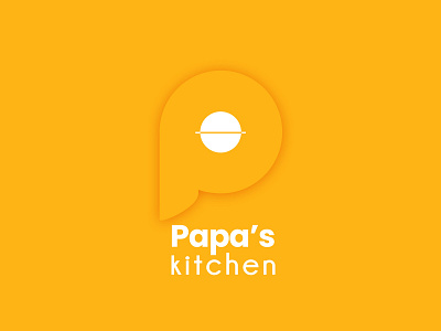 Papa's Kitchen Orange Theme app branding design illustration logo ui ux web