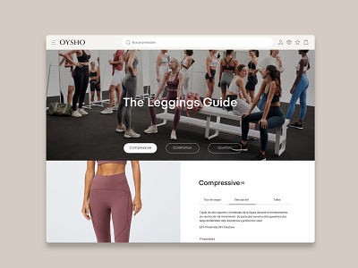 Landing Leggings Guide brand design branding design graphicdesign illustration layout logo typography ui website