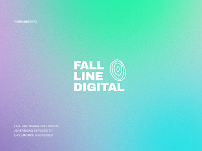 Fall Line Digital Branding brand design branding design graphic design graphicdesign illustration layout logo typography ui vector