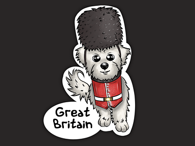 Stickerpack “Maltese-Travel” - Great Britain