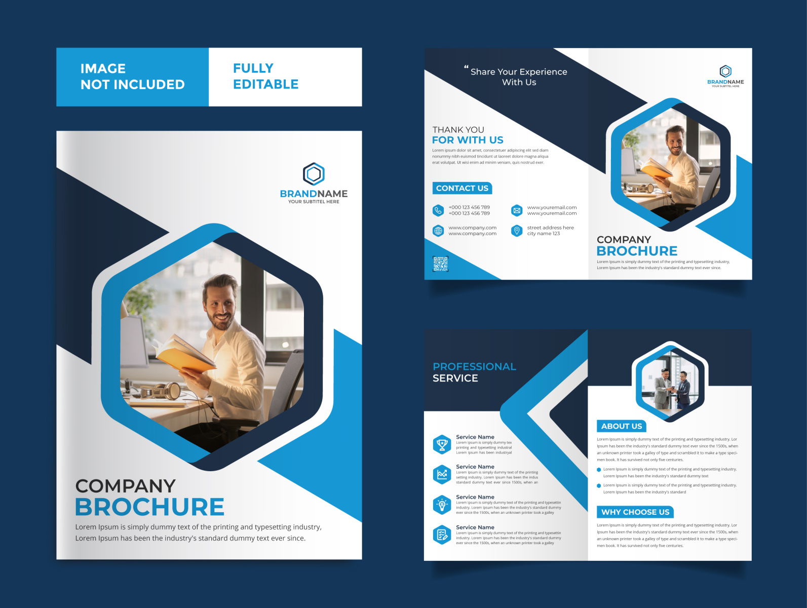 business brochure design templates by Akibur Rahman on Dribbble