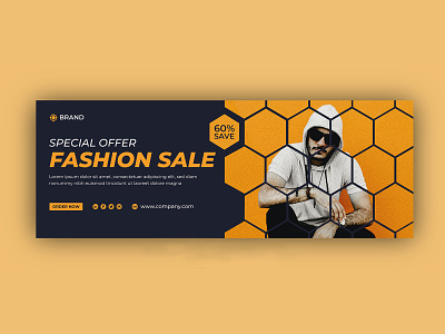 Fashion Sale Social Media Banner | Facebook Cover Post Design