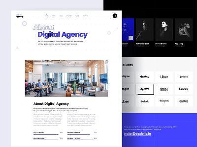 About Us about us ad advertising agency app design bold typography business company company creative digital digital agency fusionlab inspiration landing page layout portfolio software startup typography web design