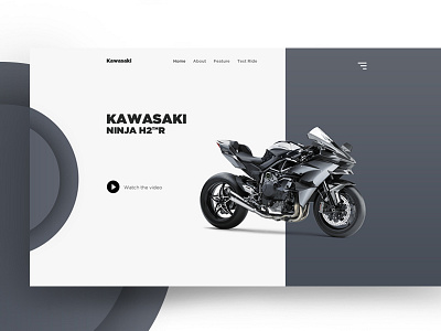 Kawasaki Website Concept byke concept h2r kawasaki motorcycle ninja re design